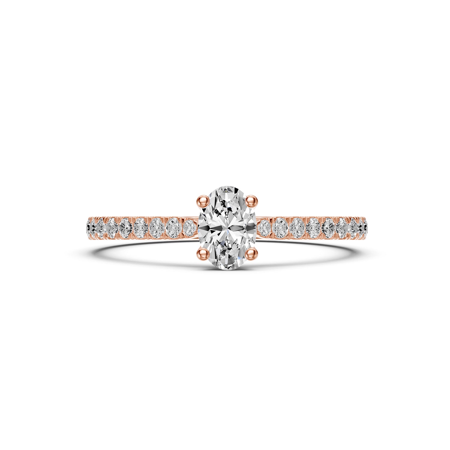 Diamond Ring in Rose Gold