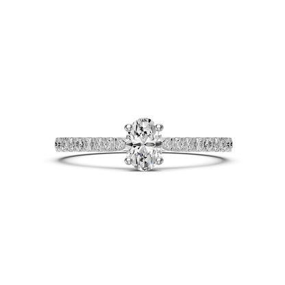 Diamond Ring in White Gold