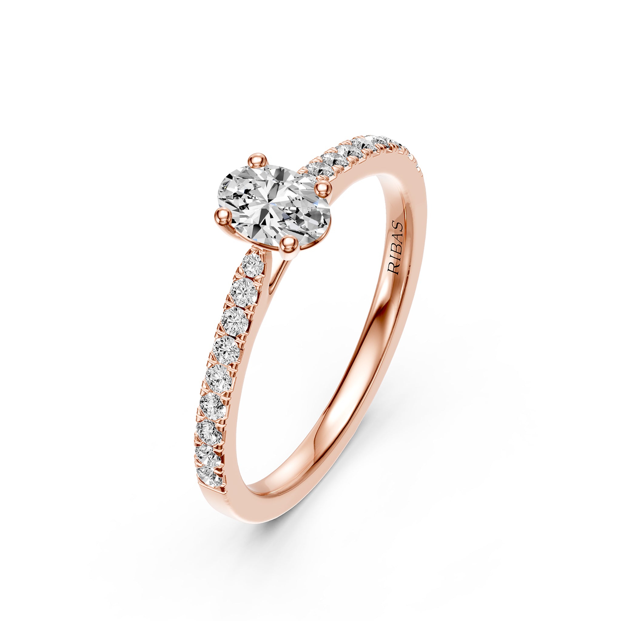 Diamond Ring in Rose Gold