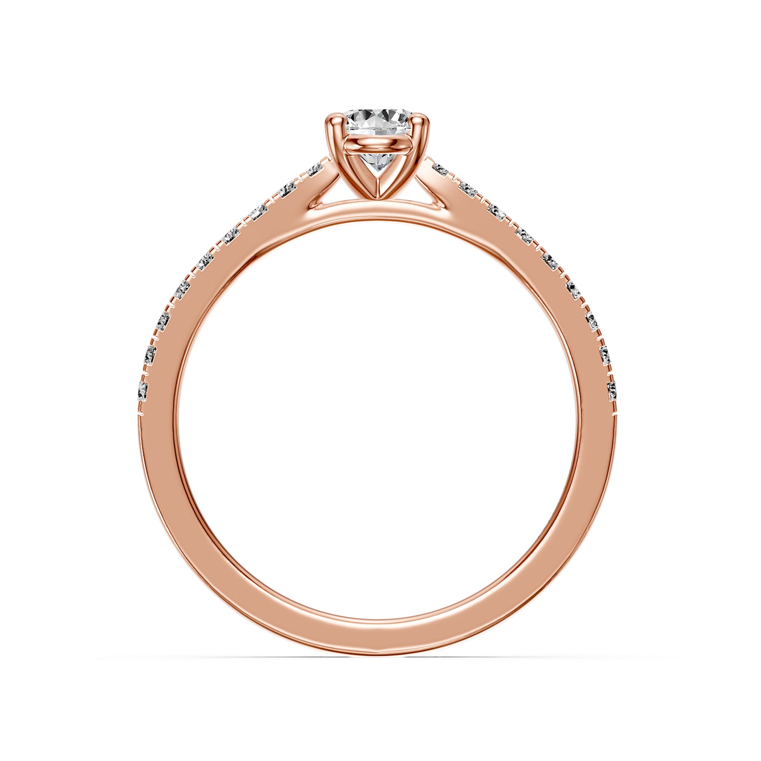 Diamond Ring in Rose Gold