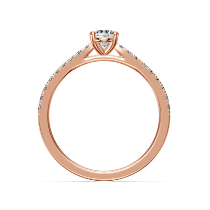 Diamond Ring in Rose Gold