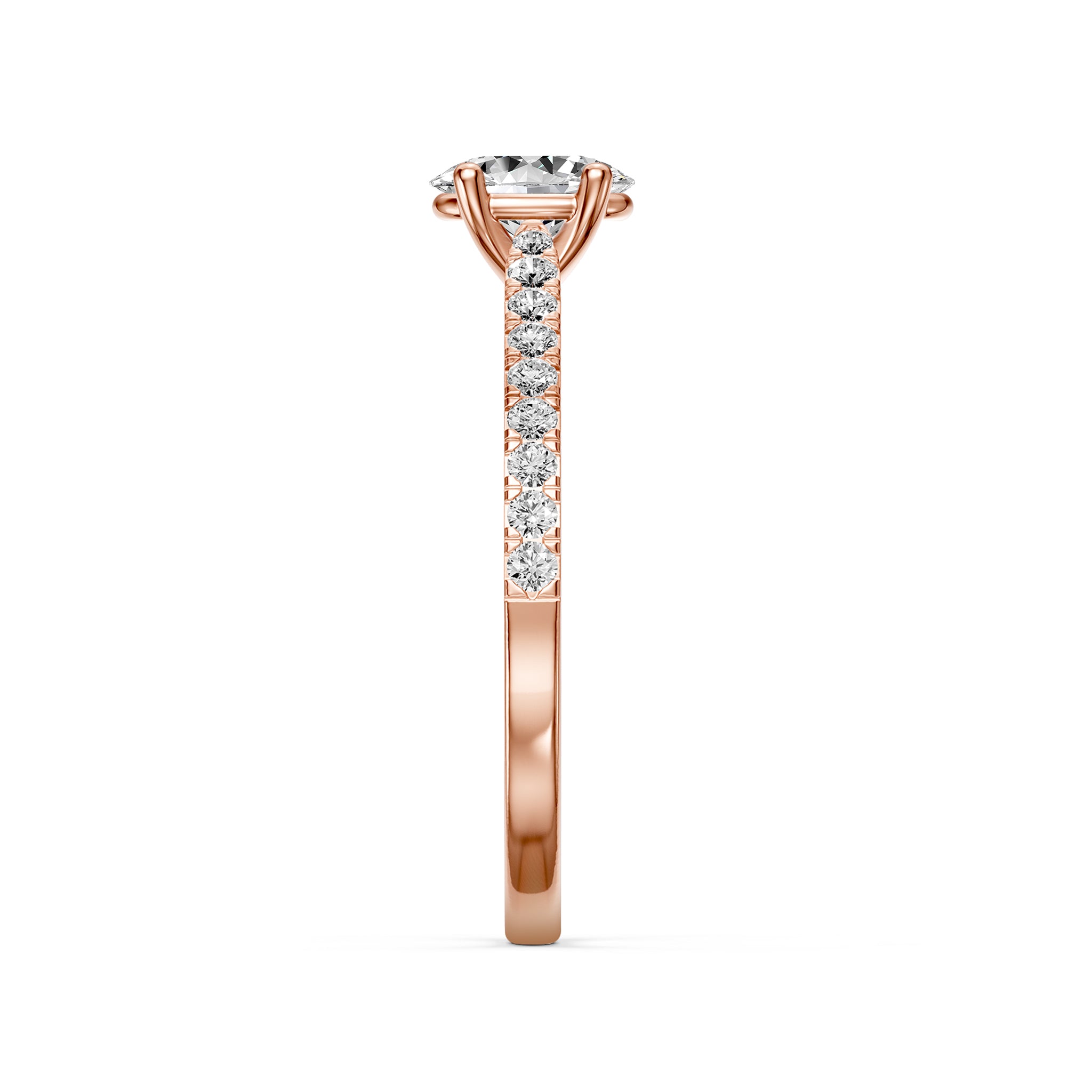 Diamond Ring in Rose Gold