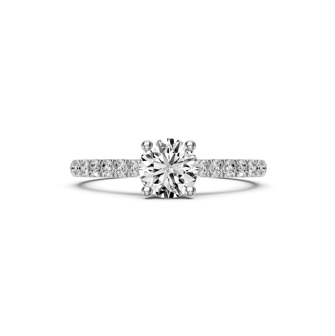 Diamond Ring in White Gold