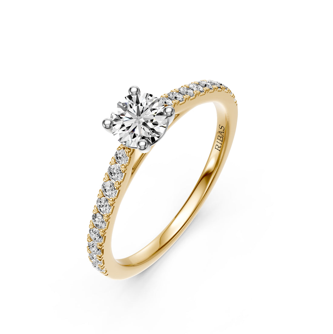 Diamond Ring in Yellow Gold