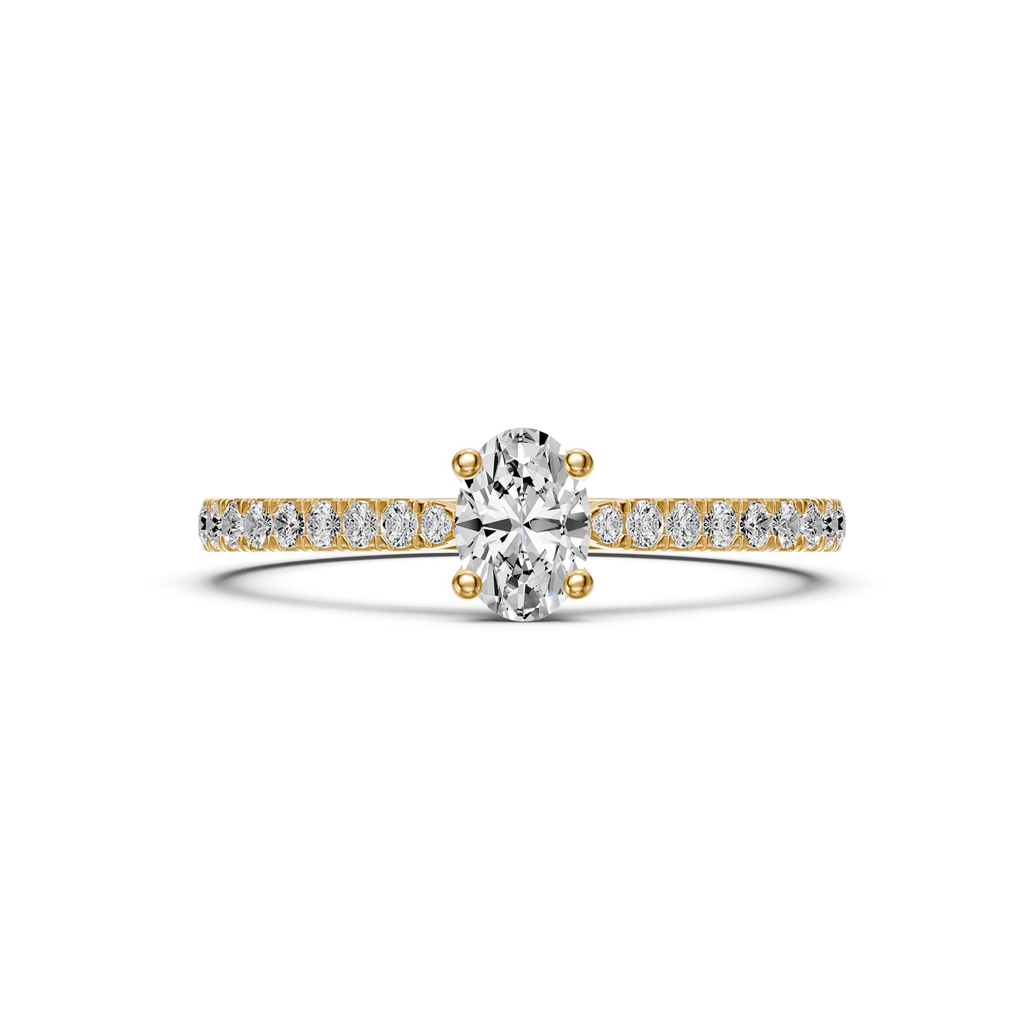 Diamond Ring in Yellow Gold