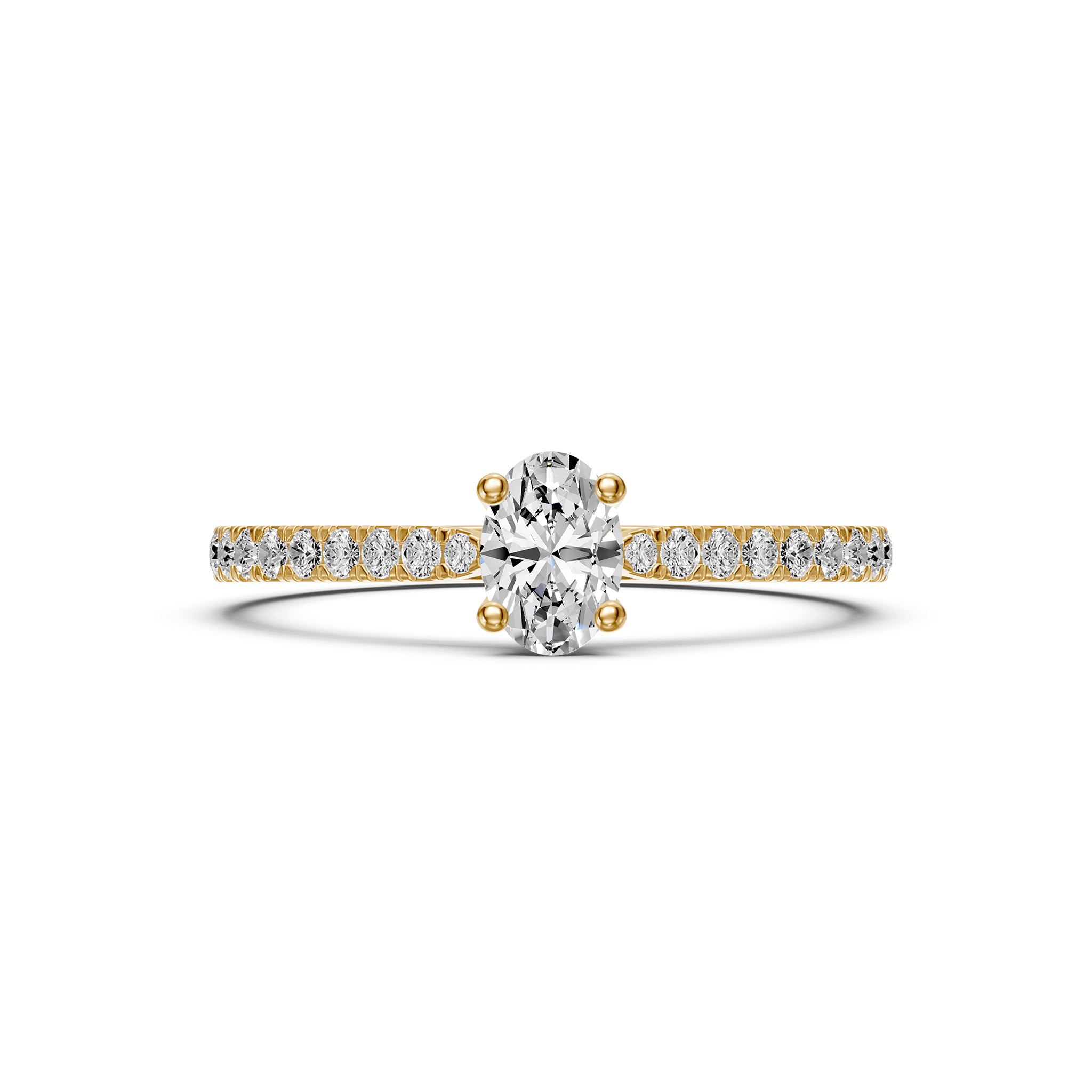 Diamond Ring in Yellow Gold