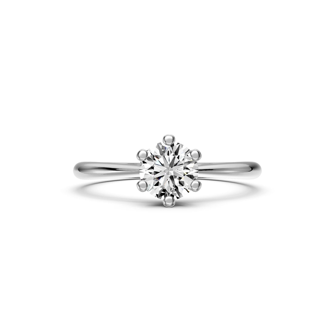 Diamond Ring in White Gold