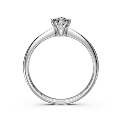 Diamond Ring in White Gold