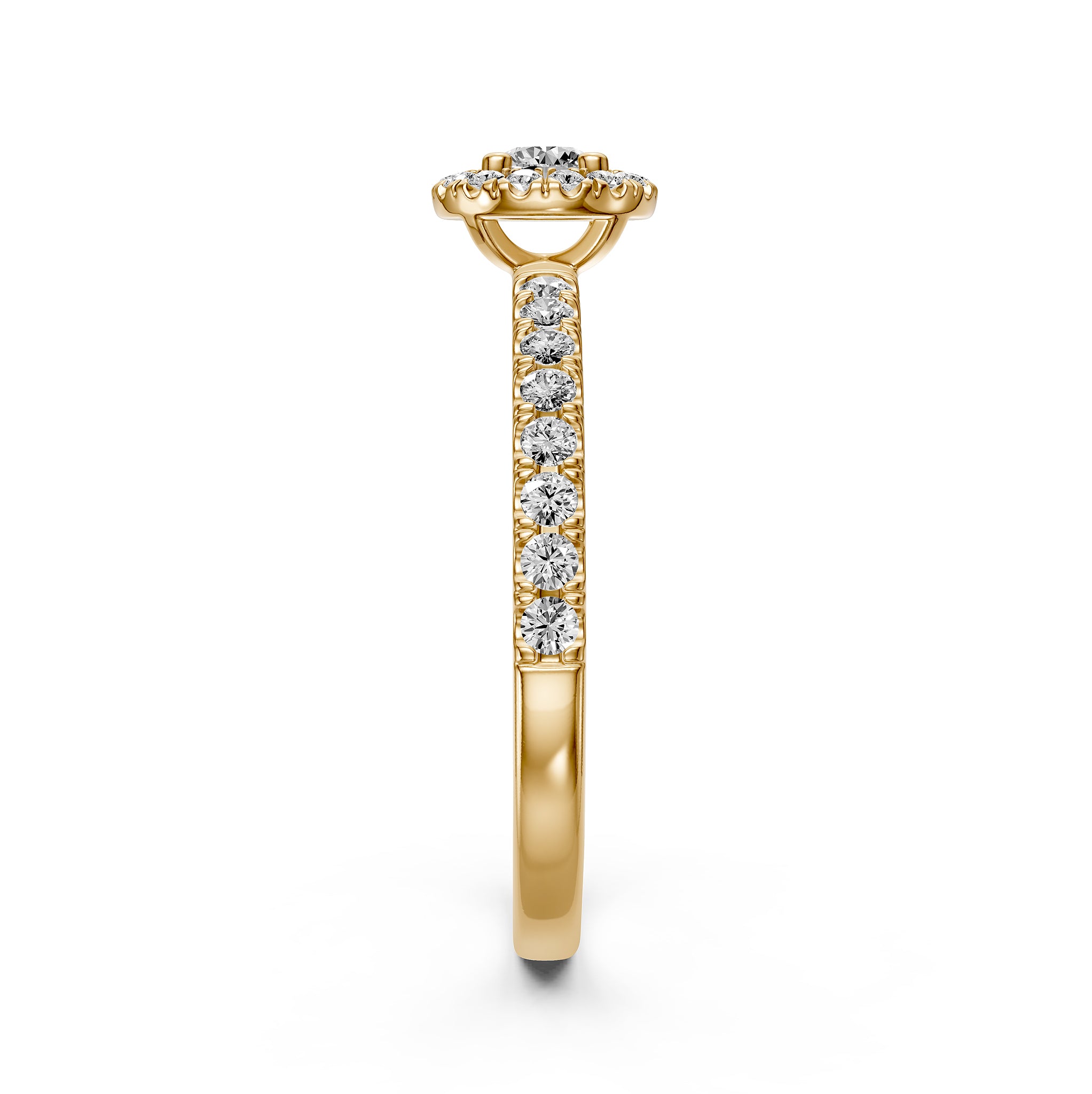 Diamond Ring in Yellow Gold
