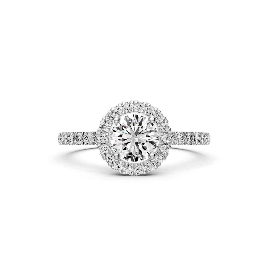 Diamond Ring in White Gold