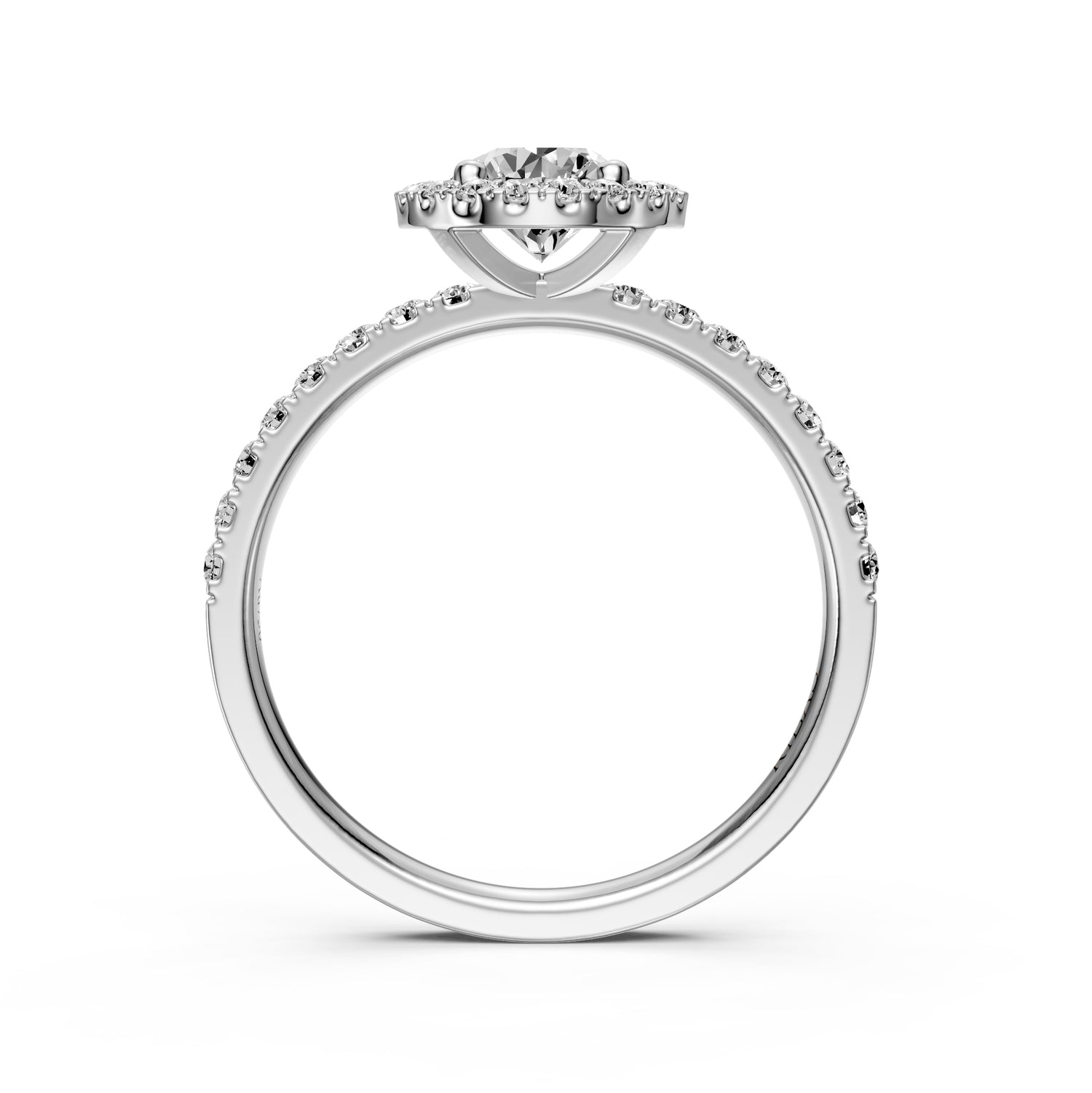 Diamond Ring in White Gold