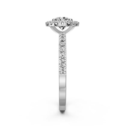 Diamond Ring in White Gold