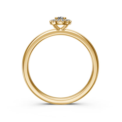 Diamond Ring in Yellow Gold