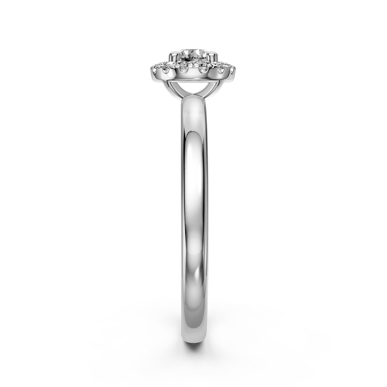 Diamond Ring in White Gold