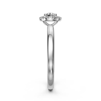 Diamond Ring in White Gold