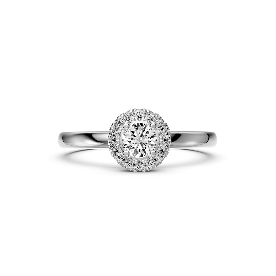 Diamond Ring in White Gold