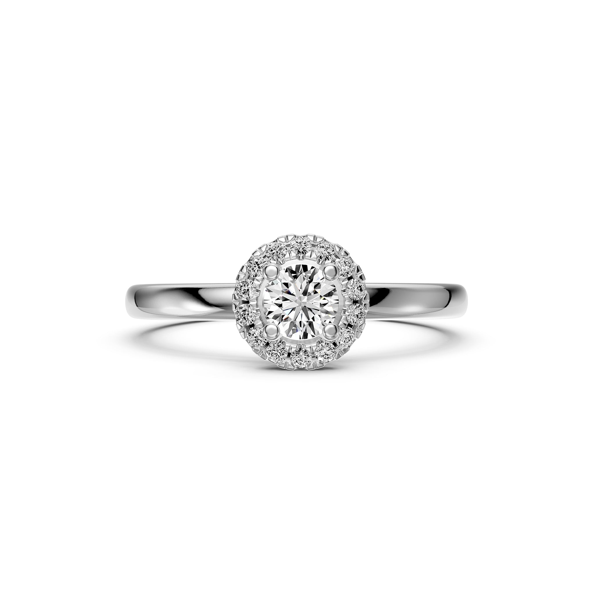 Diamond Ring in White Gold