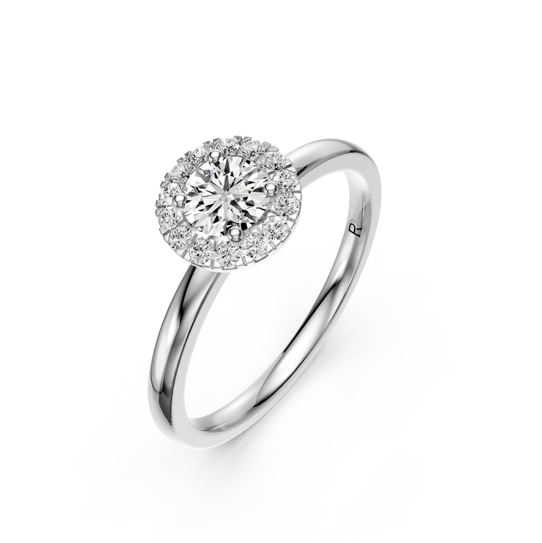 Diamond Ring in White Gold