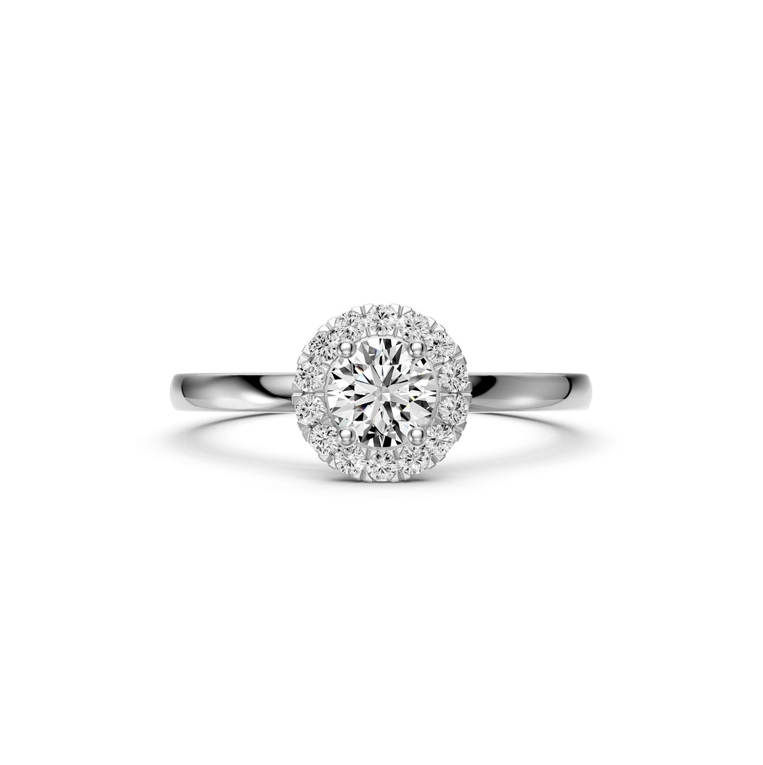 Diamond Ring in White Gold