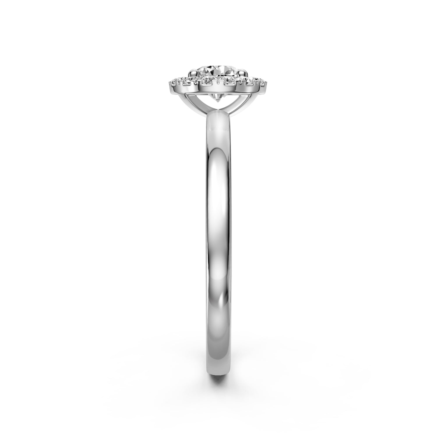 Diamond Ring in White Gold