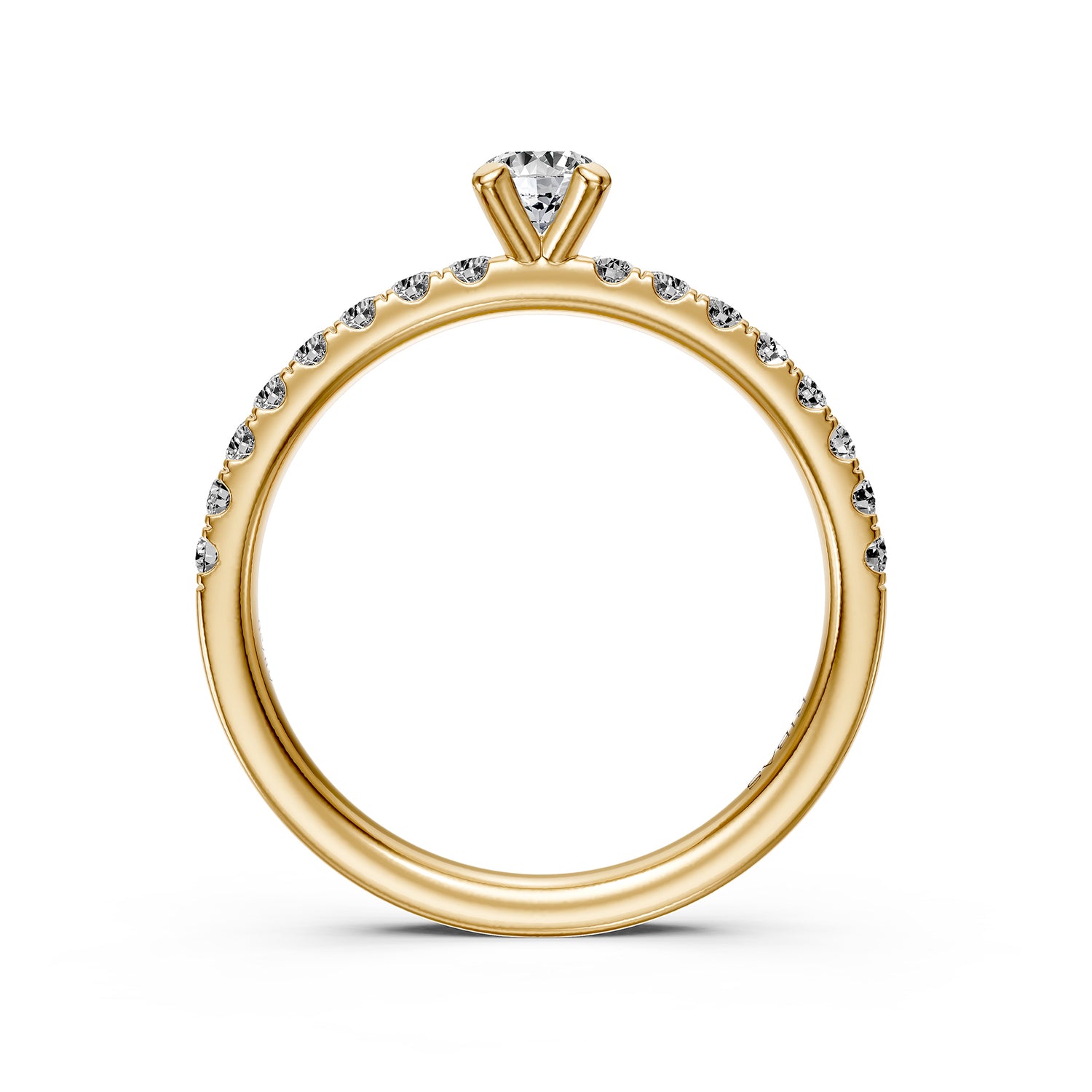 Diamond Ring in Yellow Gold