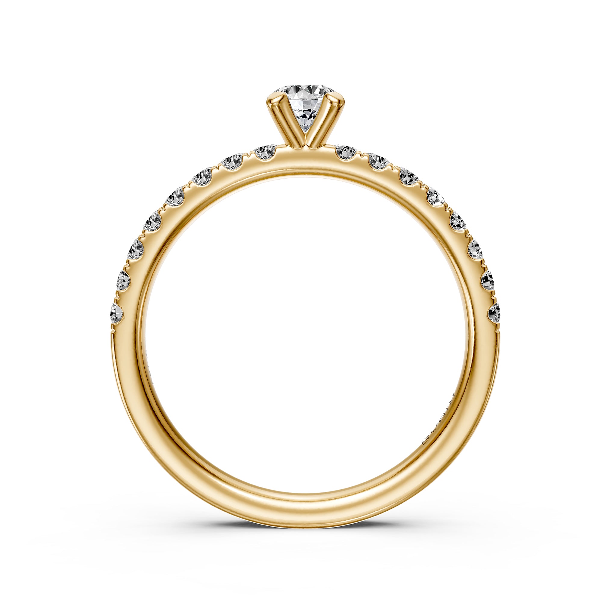 Diamond Ring in Yellow Gold