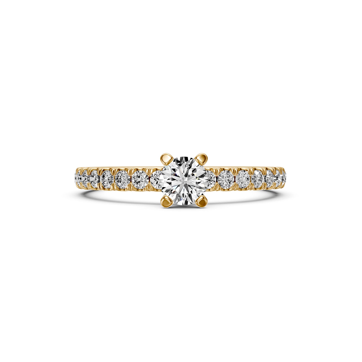 Diamond Ring in Yellow Gold