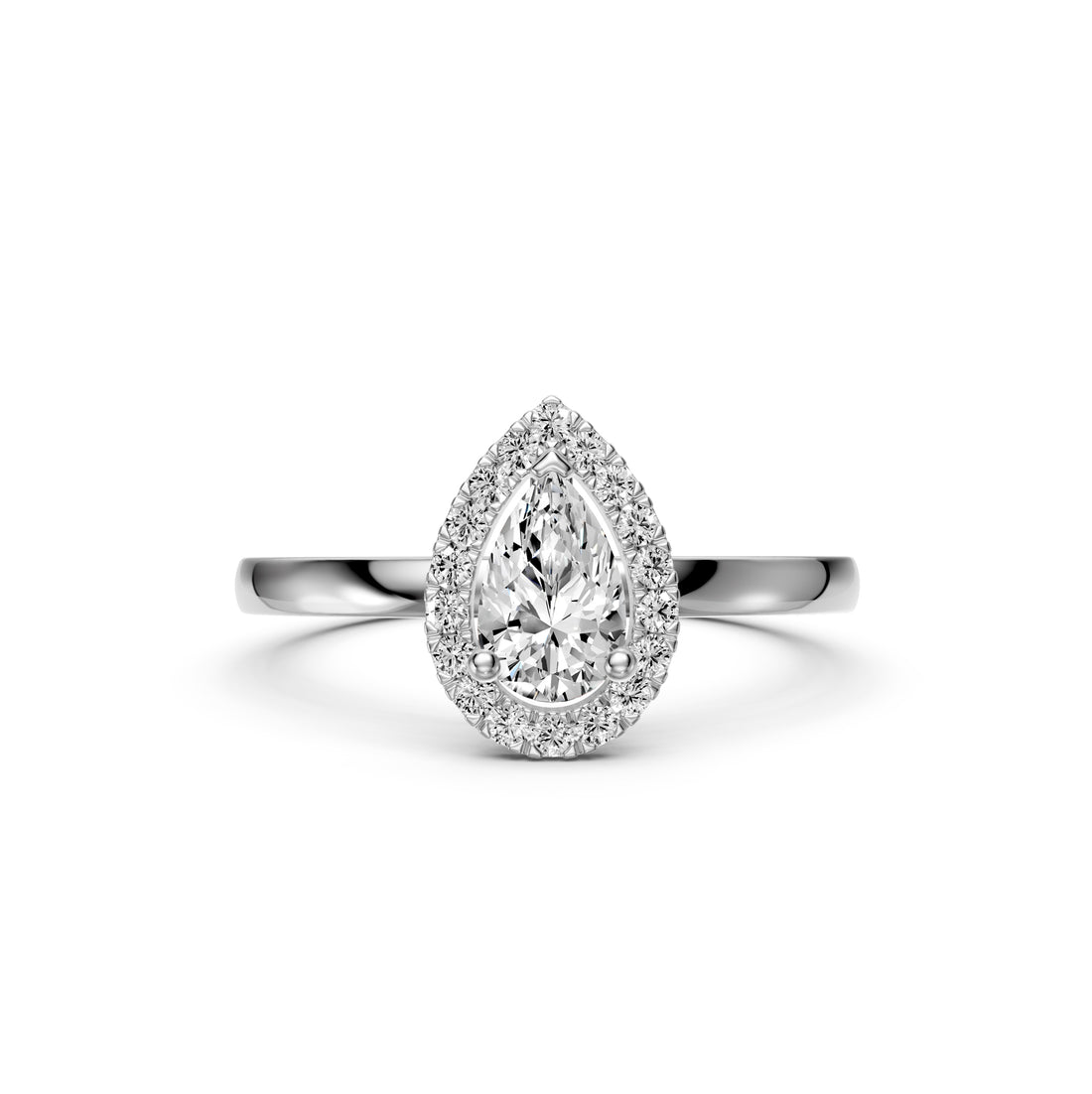 Diamond Ring in White Gold