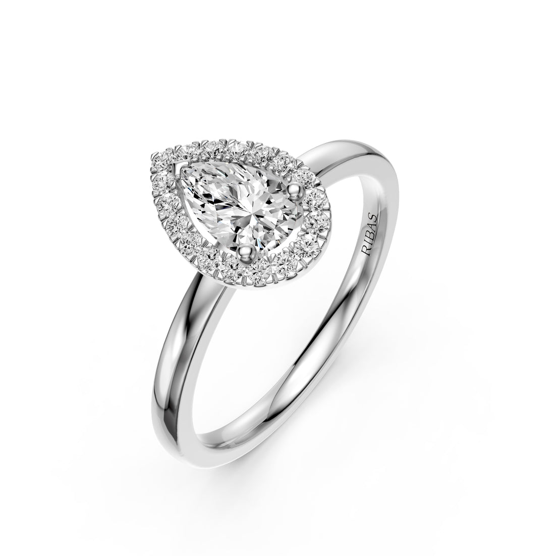 Diamond Ring in White Gold