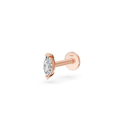 Diamond Piercing in Rose Gold