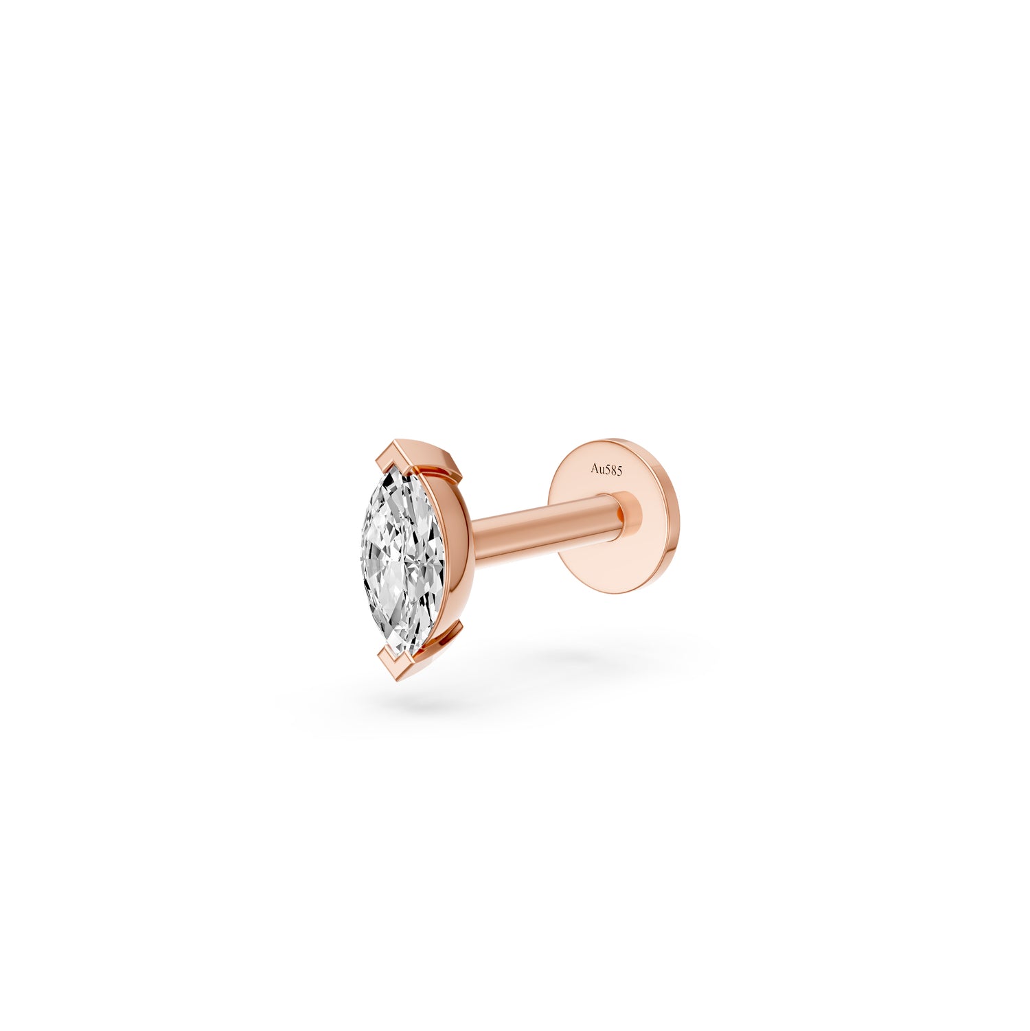 Diamond Piercing in Rose Gold