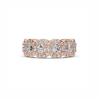Diamond Ring in Rose Gold - Grand