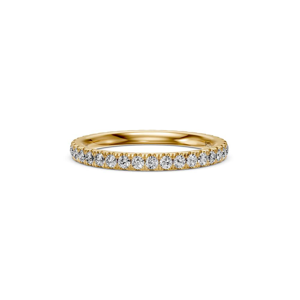 Diamond Band Ring in Yellow Gold