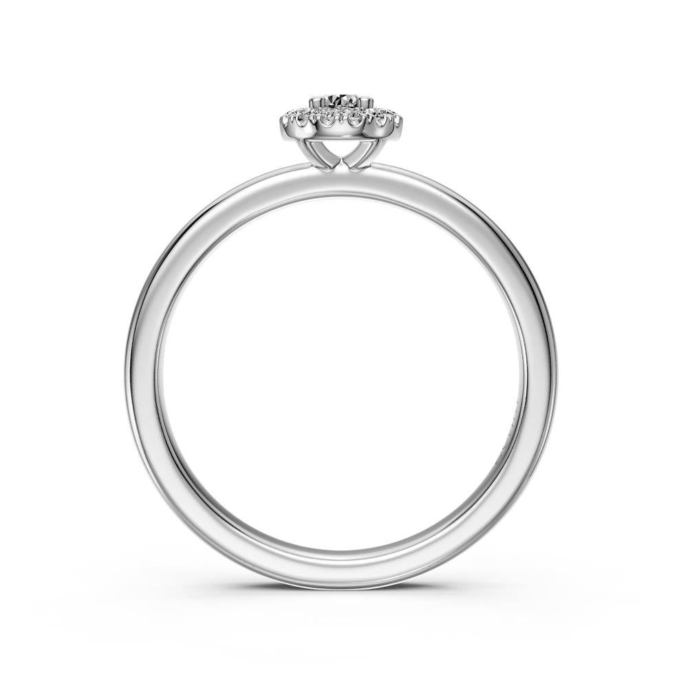 Diamond Ring in White Gold