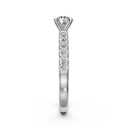 Diamond Ring in White Gold