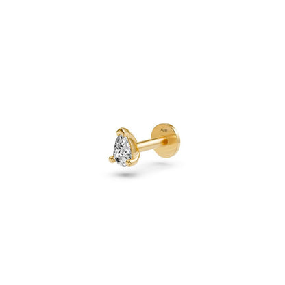 Diamond Piercing in Yellow Gold