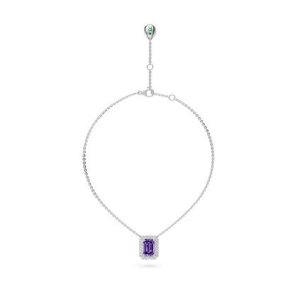 White Gold Necklace with Tanzanite Stone