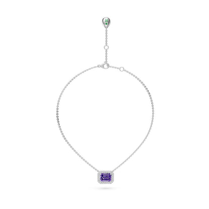 White Gold Necklace with Tanzanite Stone