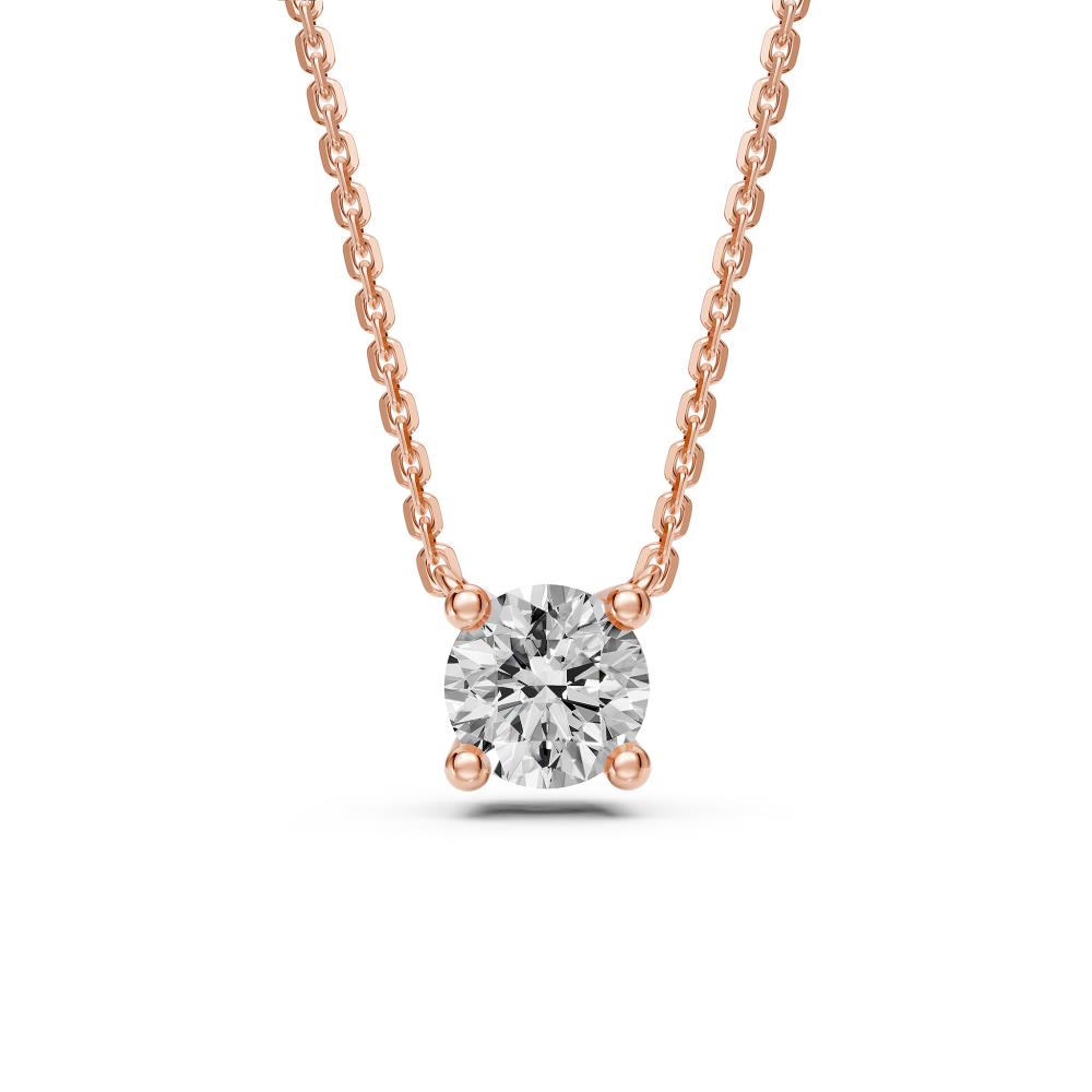 Diamond Necklace in Rose Gold