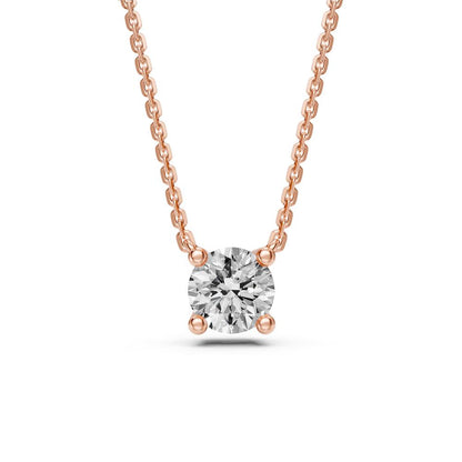 Diamond Necklace in Rose Gold