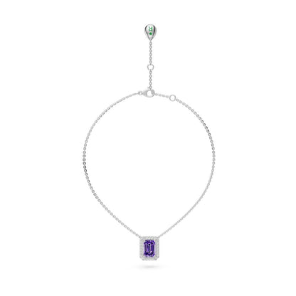 White Gold Necklace with Tanzanite Stone