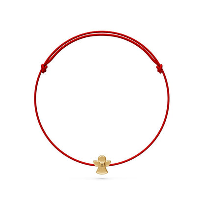 String Bracelet with Diamond "Angel"