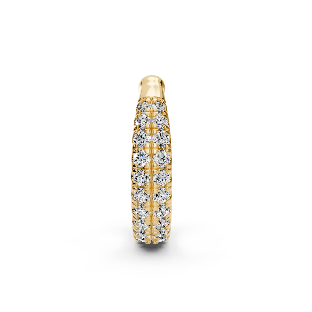 Diamond Cuff Earring in Yellow Gold