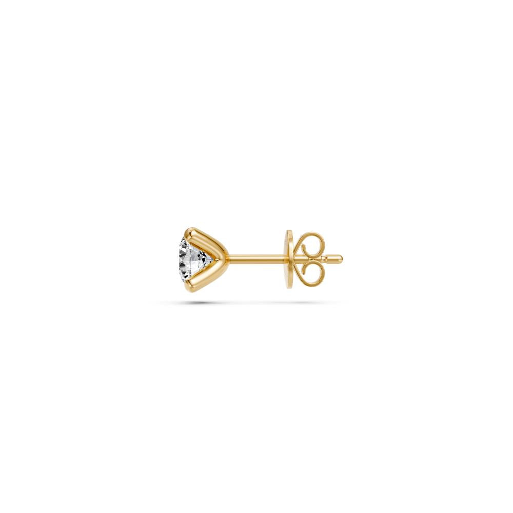 Diamond Earrings in Yellow Gold