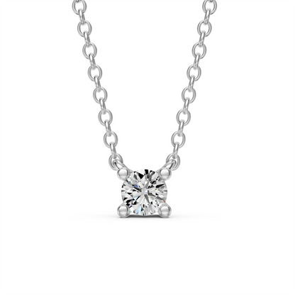 Diamond Necklace in White Gold