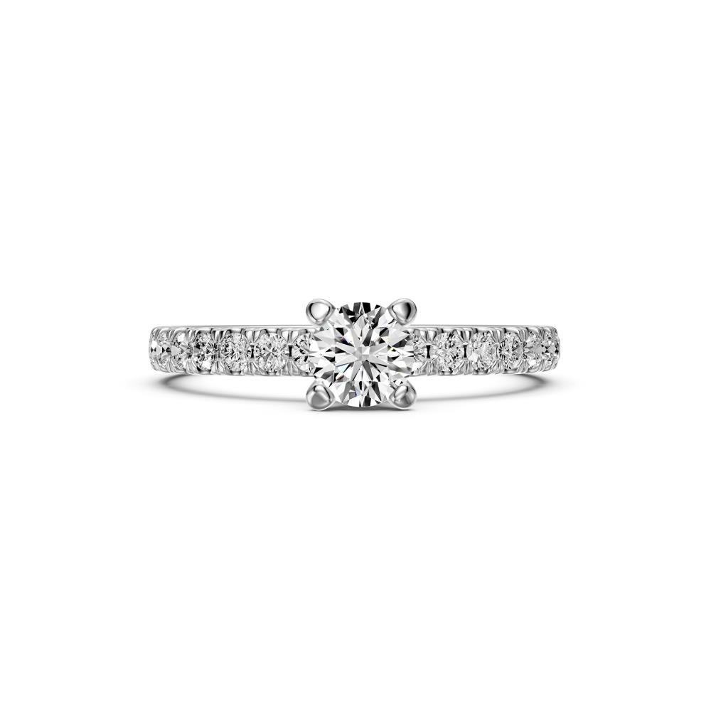 Diamond Ring in White Gold