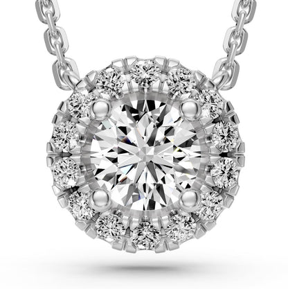 Diamond Necklace in White Gold