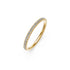 Diamond Band Ring in Yellow Gold