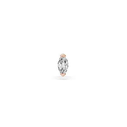 Diamond Piercing in Rose Gold
