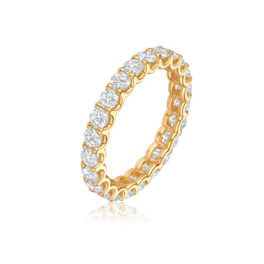 Diamond Eternity Ring in Yellow Gold